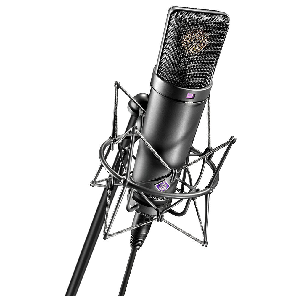 Neumann U87 Ai MT SET Z Multi-Pattern Condenser Microphone Set (Black w/Shockmount/Cable/Windscreen)