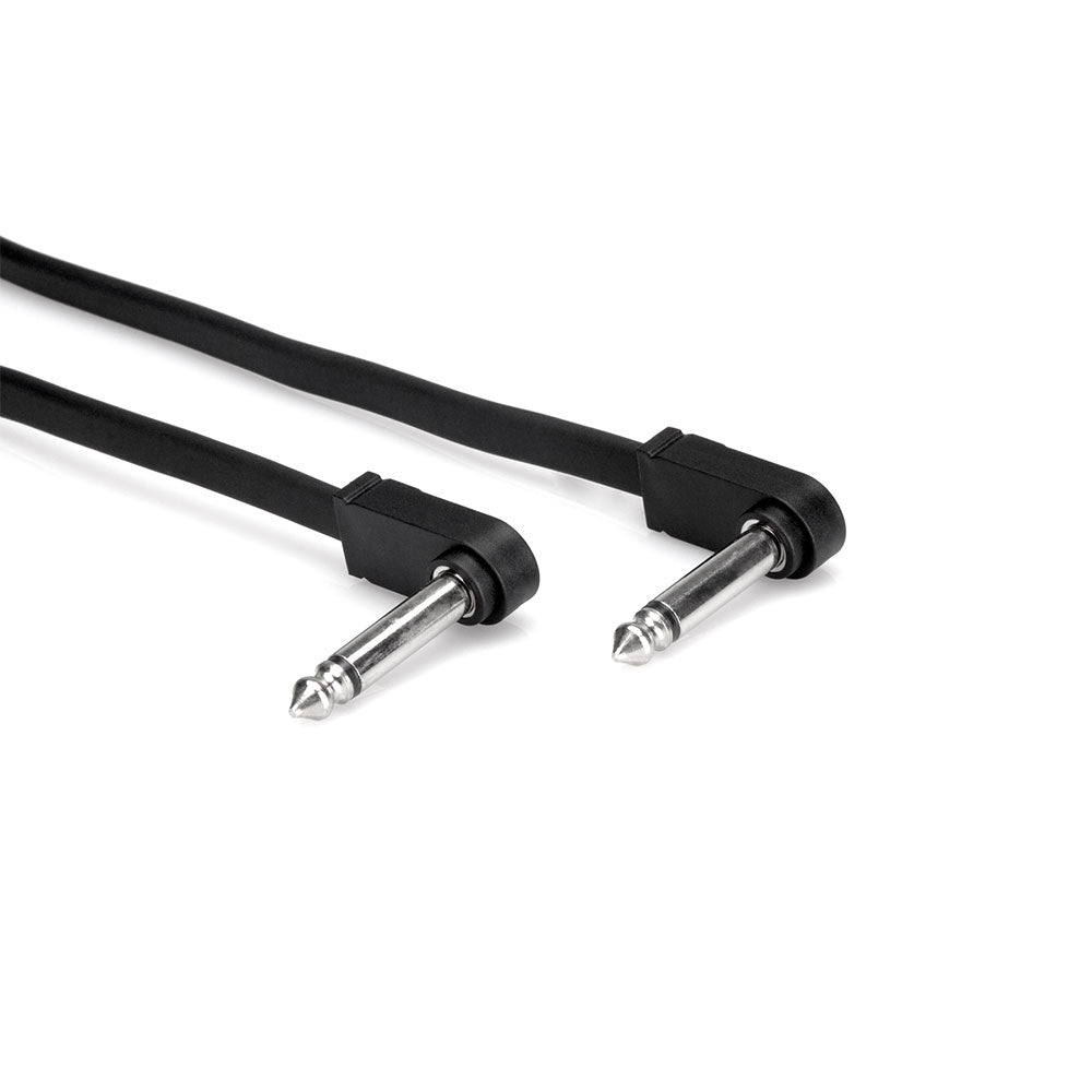 Hosa CFP-112 Flat Guitar Patch Cable 1/4 TS to Same (12 Inch)