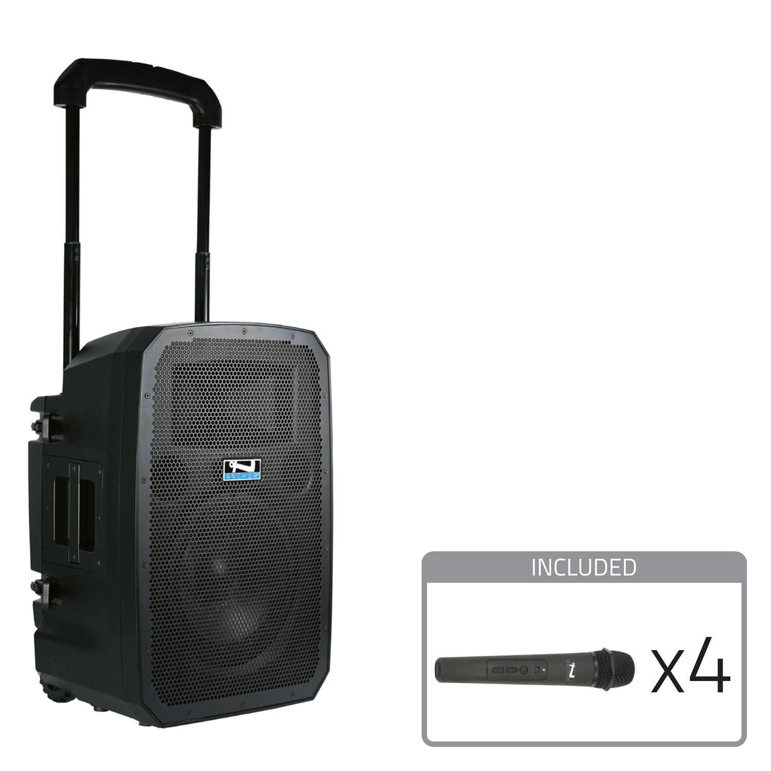 Anchor Audio Liberty 3 Link - Portable PA Package with 4x Wireless Handheld Microphones