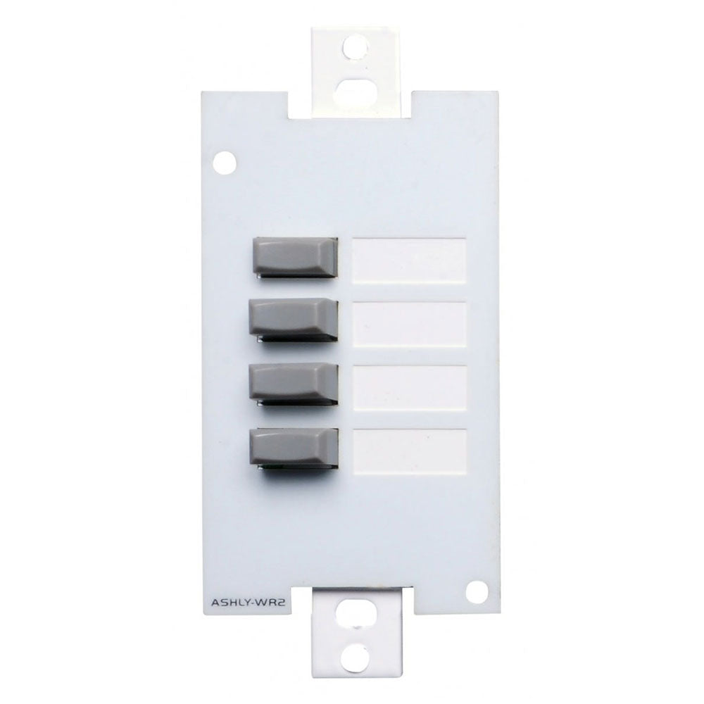 Ashly WR-2 - Decora Mount Four-Button Wall Controller