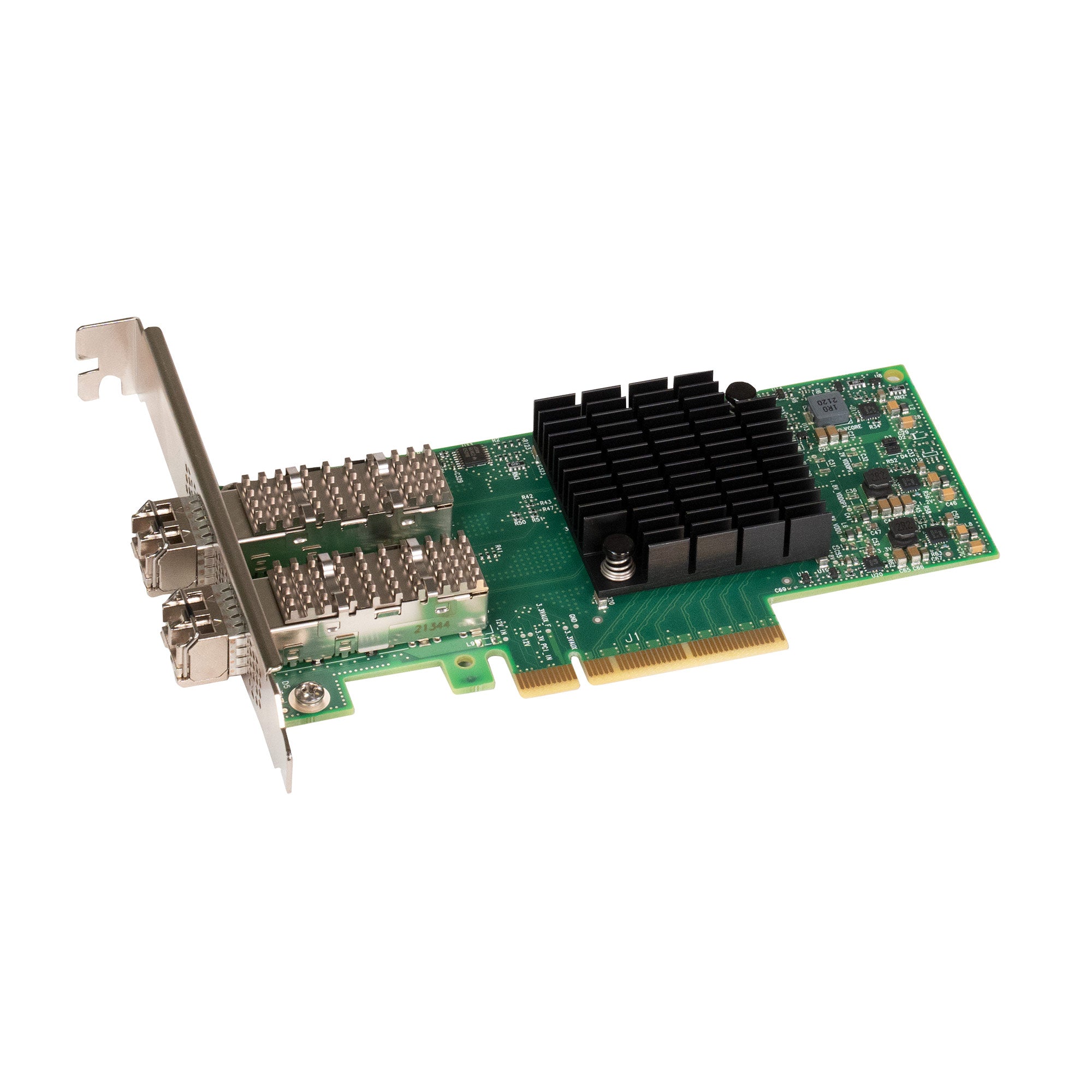 Sonnet G25E-2X-E3 - Twin25G Dual-Port 25GbE Ethernet PCIe Card (with SFP28 Transceivers)
