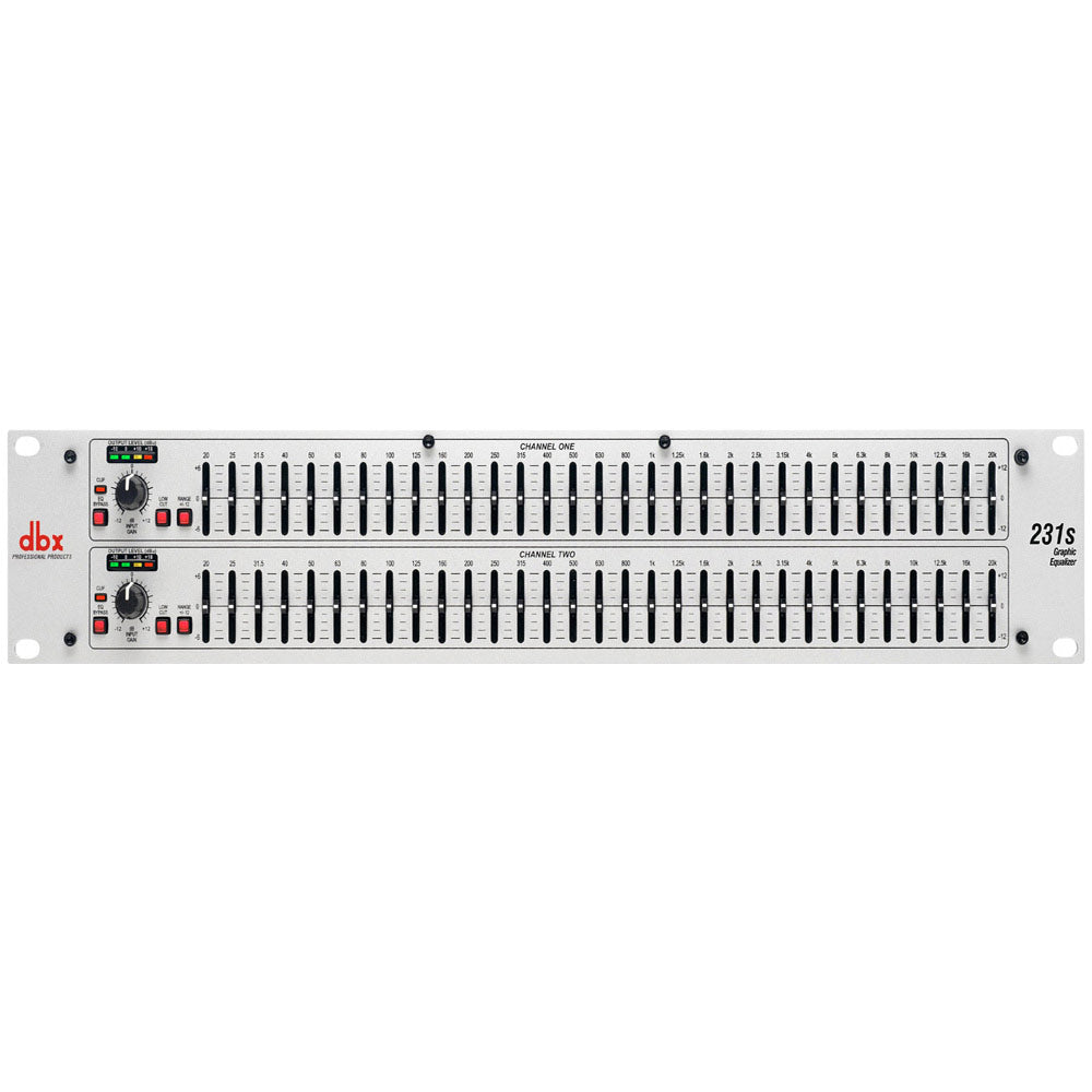 DBX 231s Silver 31 Band Dual Channel Equalizer