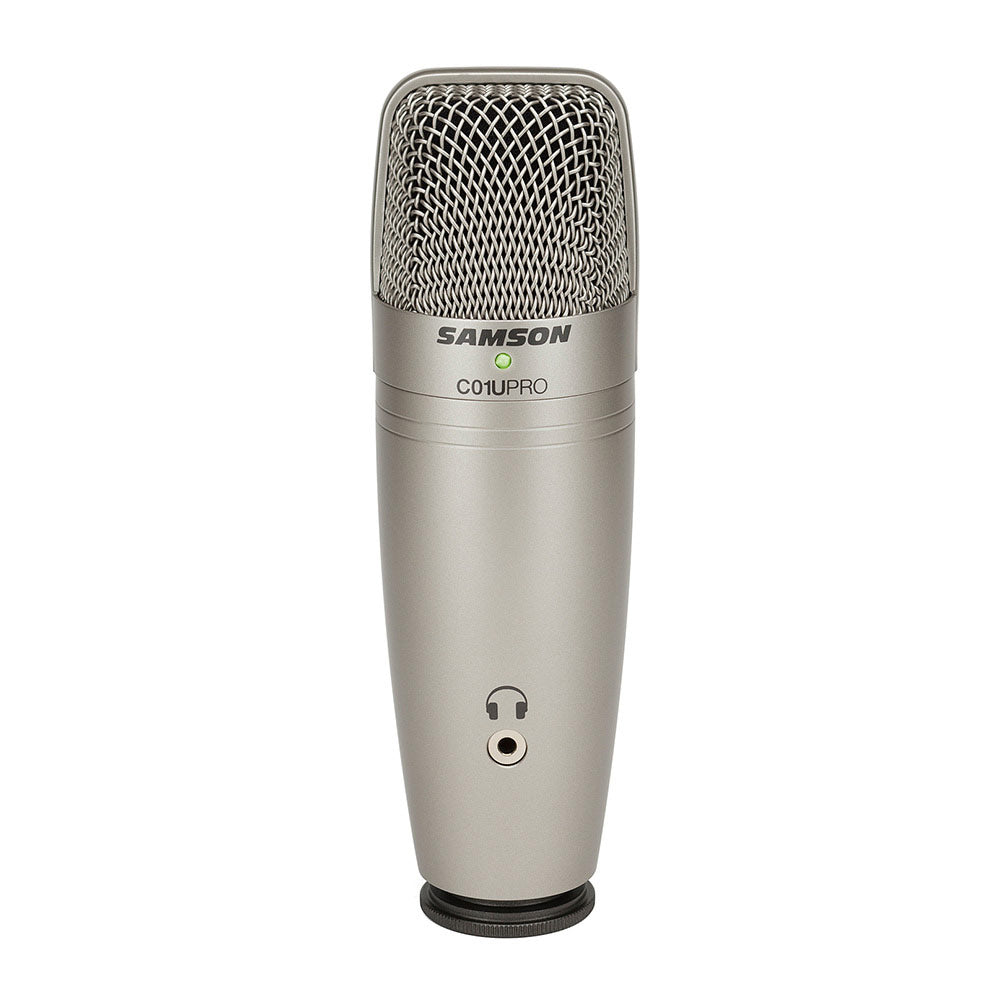 Samson C01U Pro Cardioid Condenser USB Microphone (with Headphone Jack)
