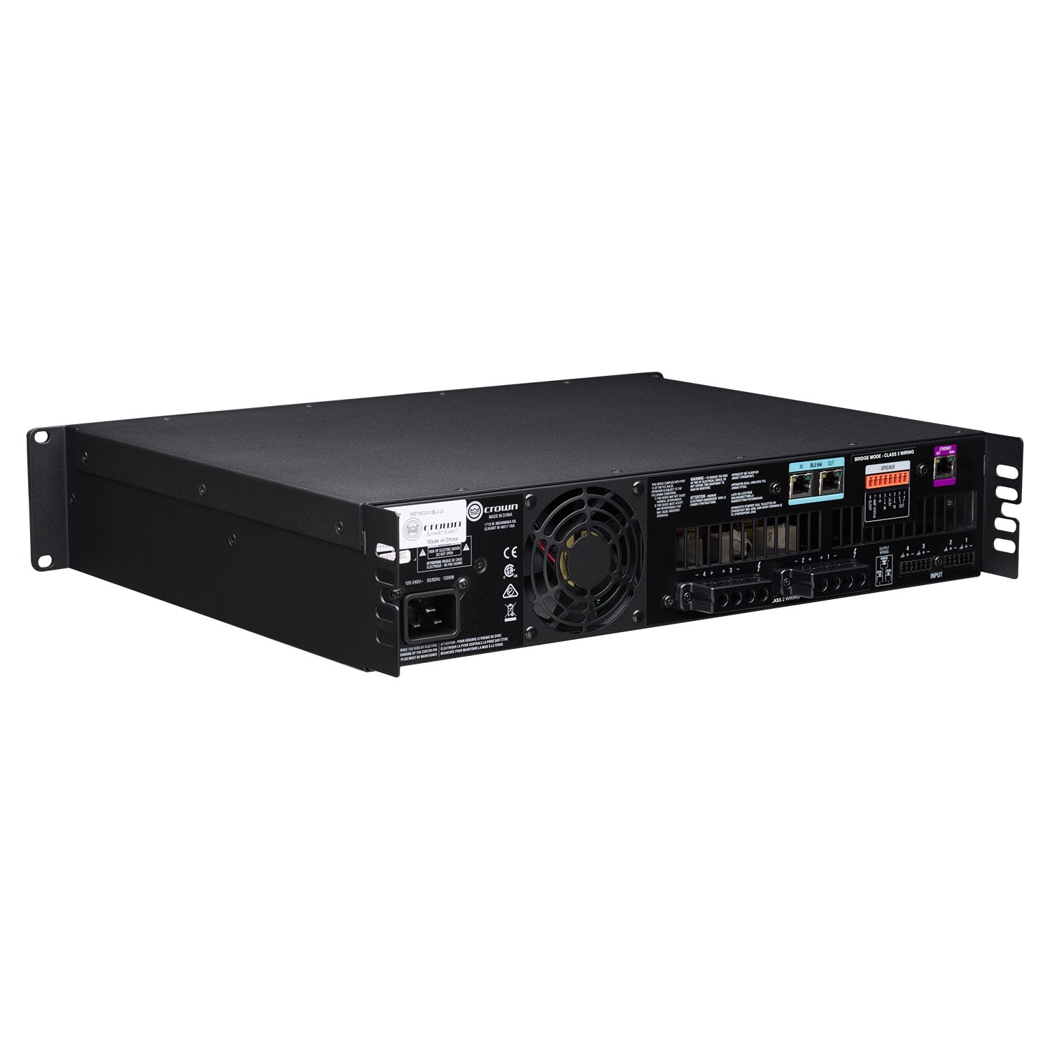 Crown CDi 4|1200BL DriveCore Install 4-Channel Power Amplifier with BLU Link
