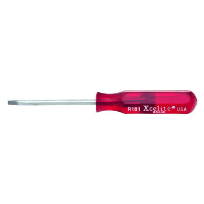 Xcelite R181V - 1/8" X 2" Round Blade Pocket Clip Style Screwdriver