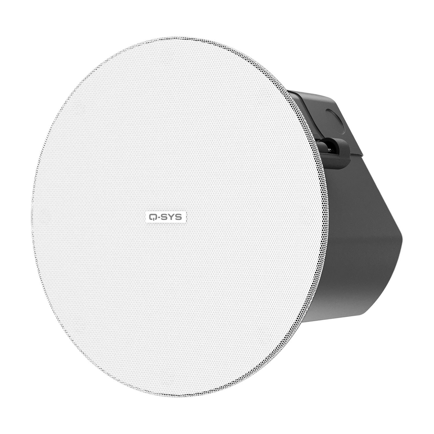 QSC AD-C4T-ZB-WH - AcousticDesign Premium 2-Way 4.5-Inch Ceiling Loudspeaker (White / Zero Bezel)