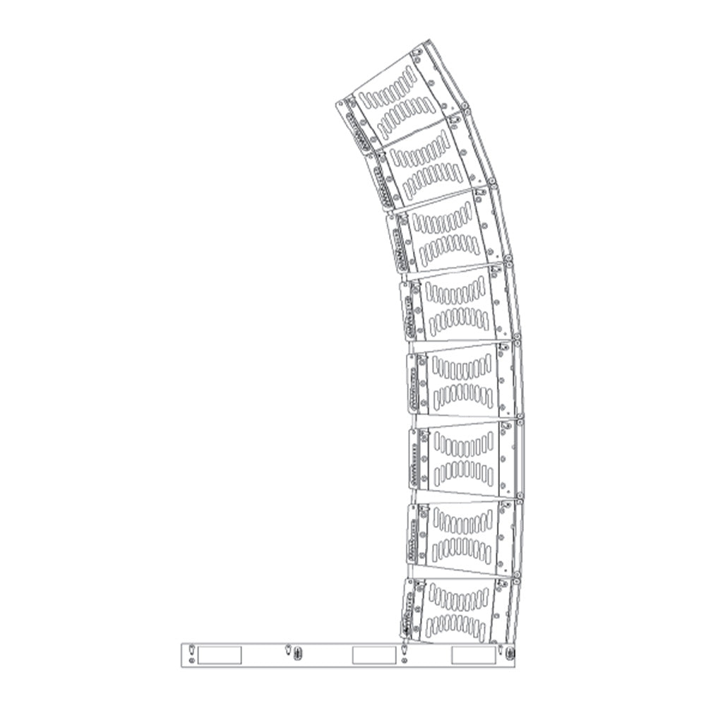 Electro-Voice XGS-4_GLN - Ground Stack Kit for XLD281 / XS212 / XCS312