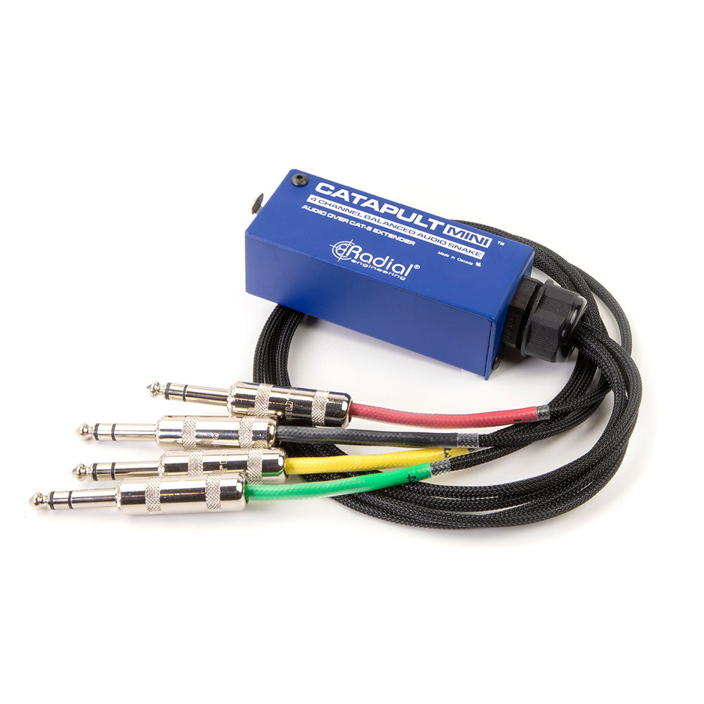 Radial Engineering Catapult Mini TRS - 4-Channel Cat5 Audio Receiver/Sender