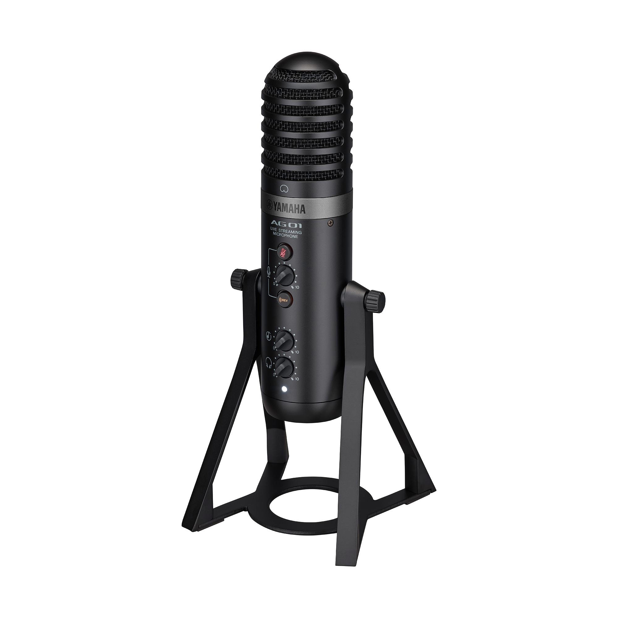 Yamaha AG01 - USB Microphone for Streaming and Podcasting (Black)
