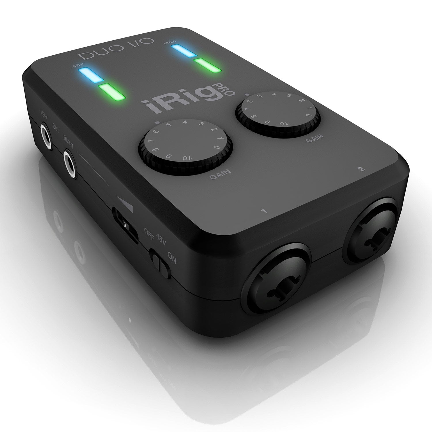 IK Multimedia iRig Pro Duo I/O - 2-Channel Audio/MIDI Interface for Smartphones or Tablets