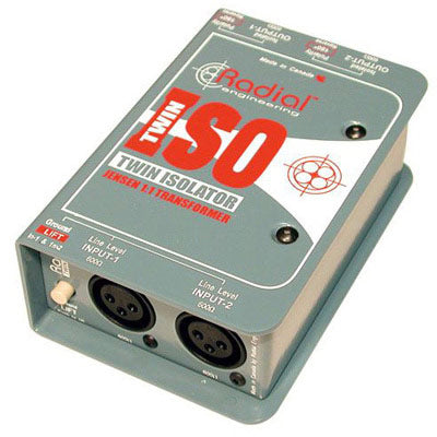 Radial Engineering TWIN-ISO Two Channel Jensen Transformer Isolator