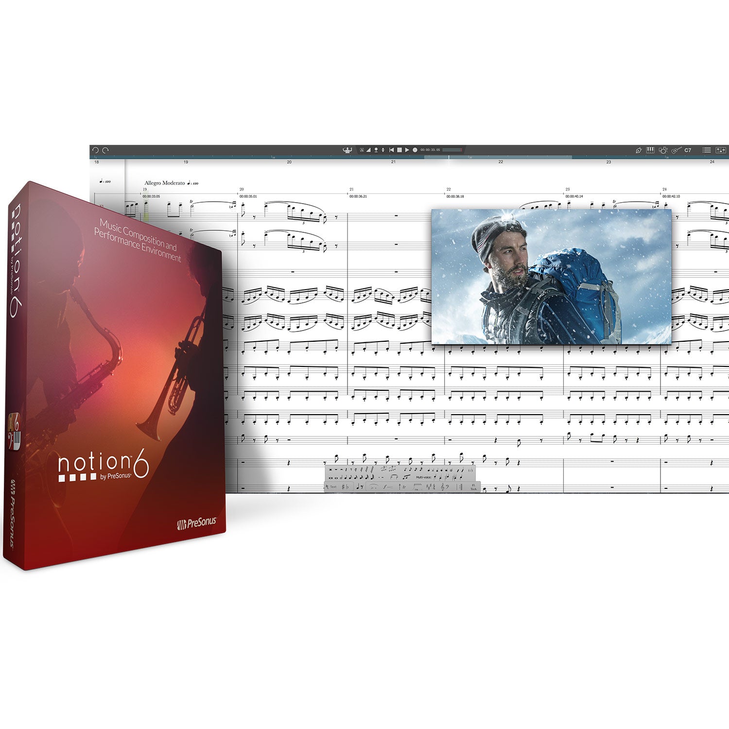 PreSonus Notion 6 Music Composition and Performance Software (Upgrade from Notion 3-5)
