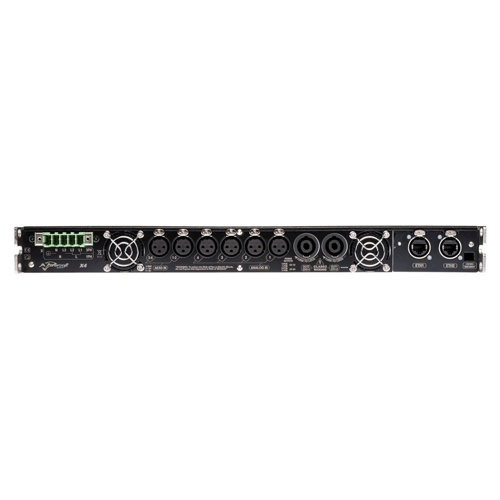 Powersoft X4 - 4-Channel Benchmark Power Amplifier with DSP