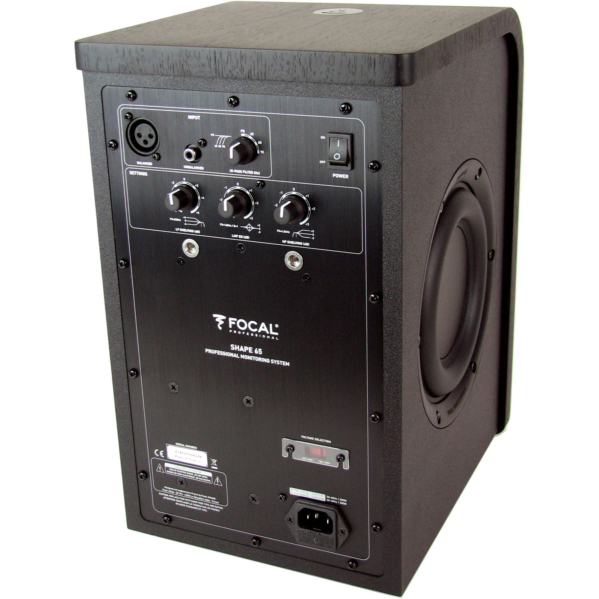 Focal Professional Shape 65 - Nearfield Active Studio Monitor (Single) - B-Stock