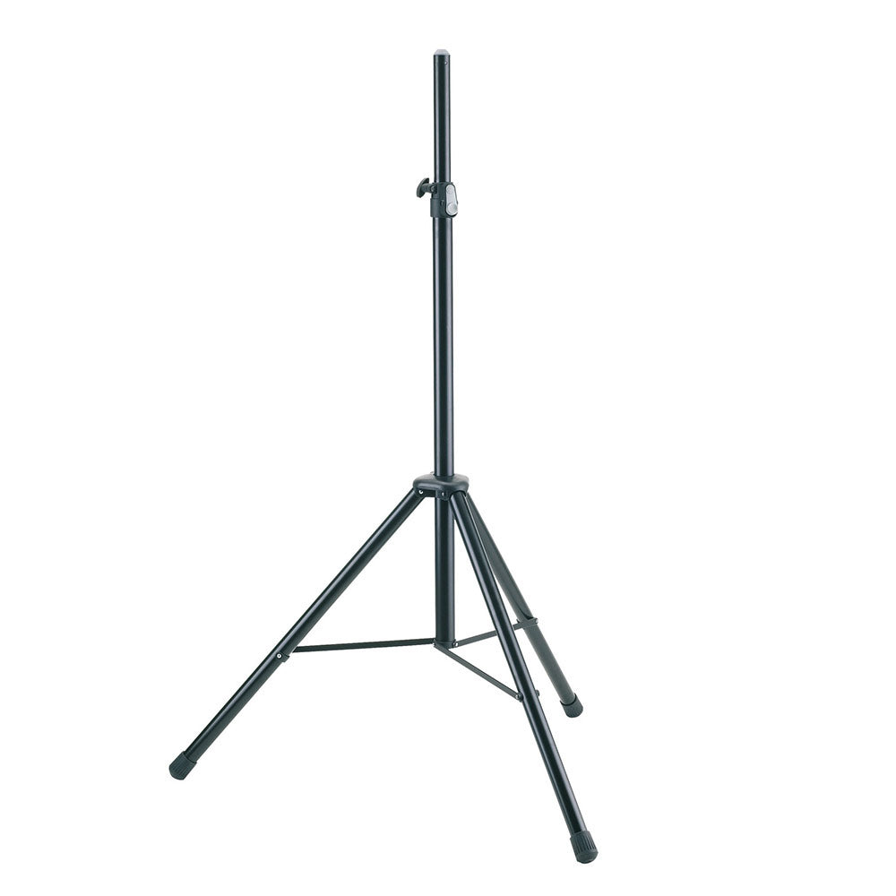 K + M 21436 Aluminum Adjustable 77 Pound Capacity Tripod Speaker Stand - Black