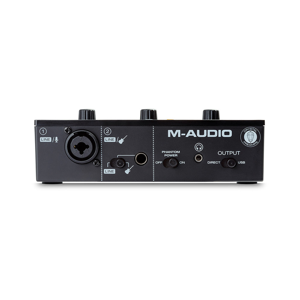 M-Audio M-Track Solo - 48-KHz 2-Channel USB Audio Interface with Crystal Preamp