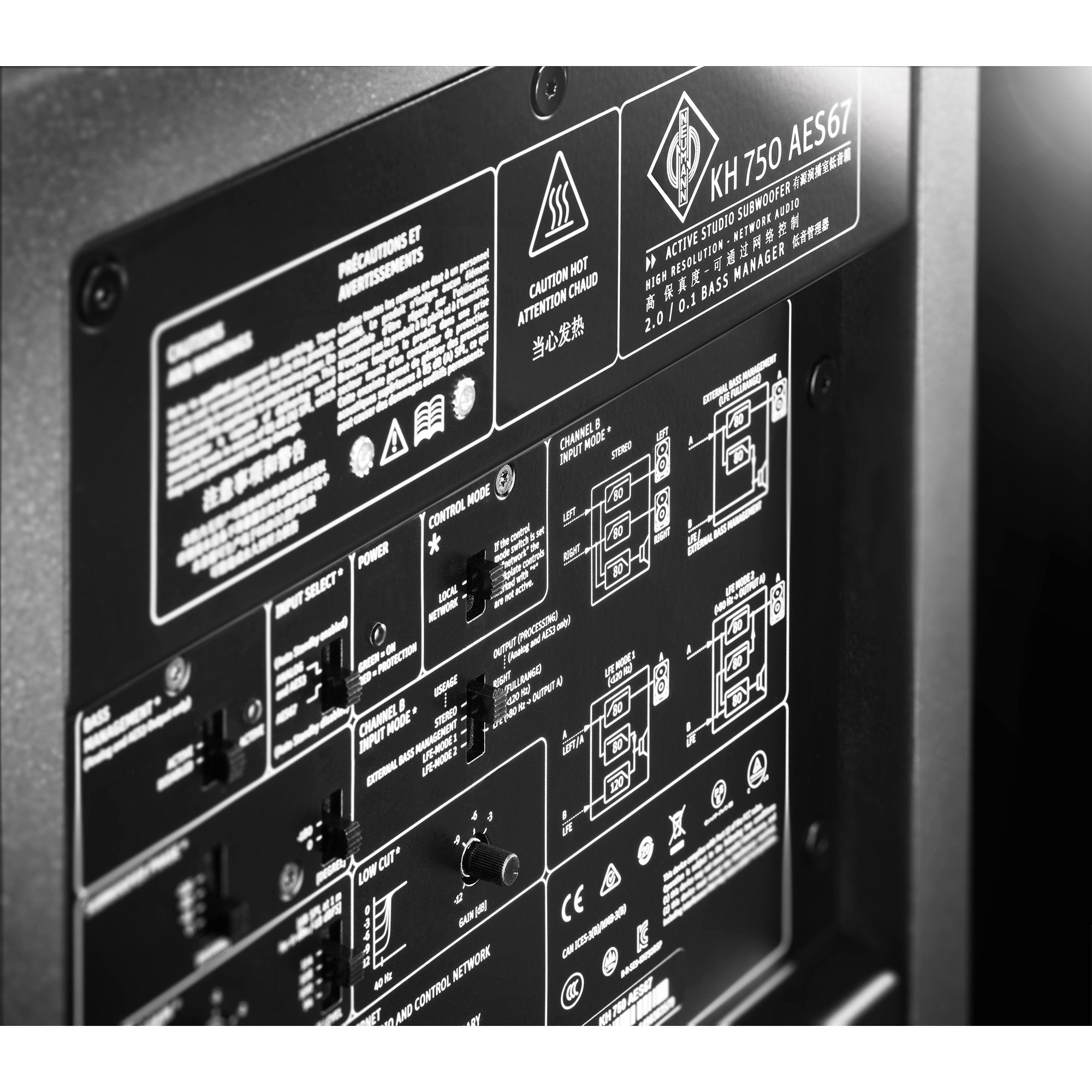 Neumann KH 750 AES67 - DSP-Controlled Subwoofer with AES67 Input