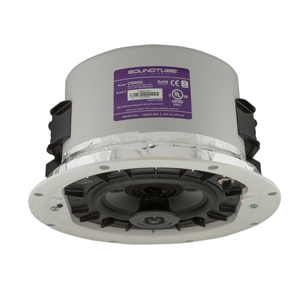Soundtube CM800i-WH - Two-Way 8-Inch In-Ceiling Loudspeaker (White)