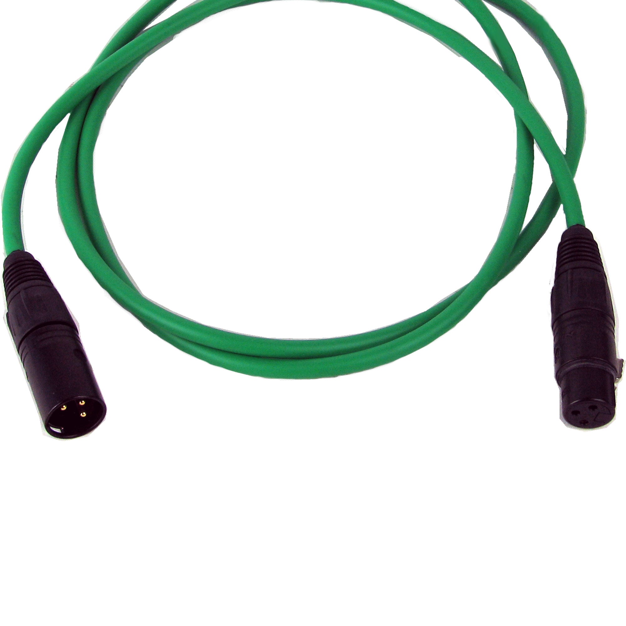 Canare EC005FB-GRN Star Quad XLRF - XLRF Mic Cable 5 Ft - Green
