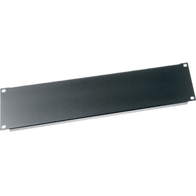 Middle Atlantic PBL-3 Three-Space Flanged Aluminum Blank Panel - Black