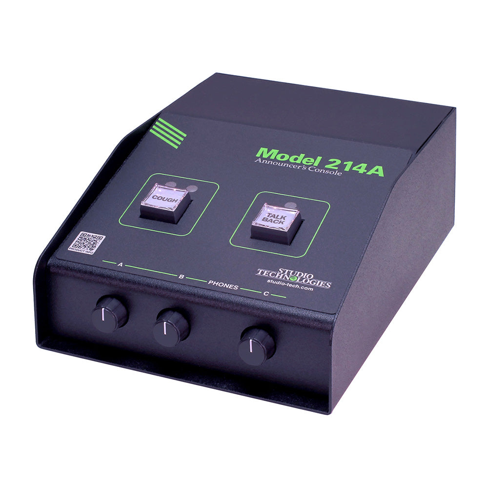 Studio Technologies Model 214A - Dante Announcers Console