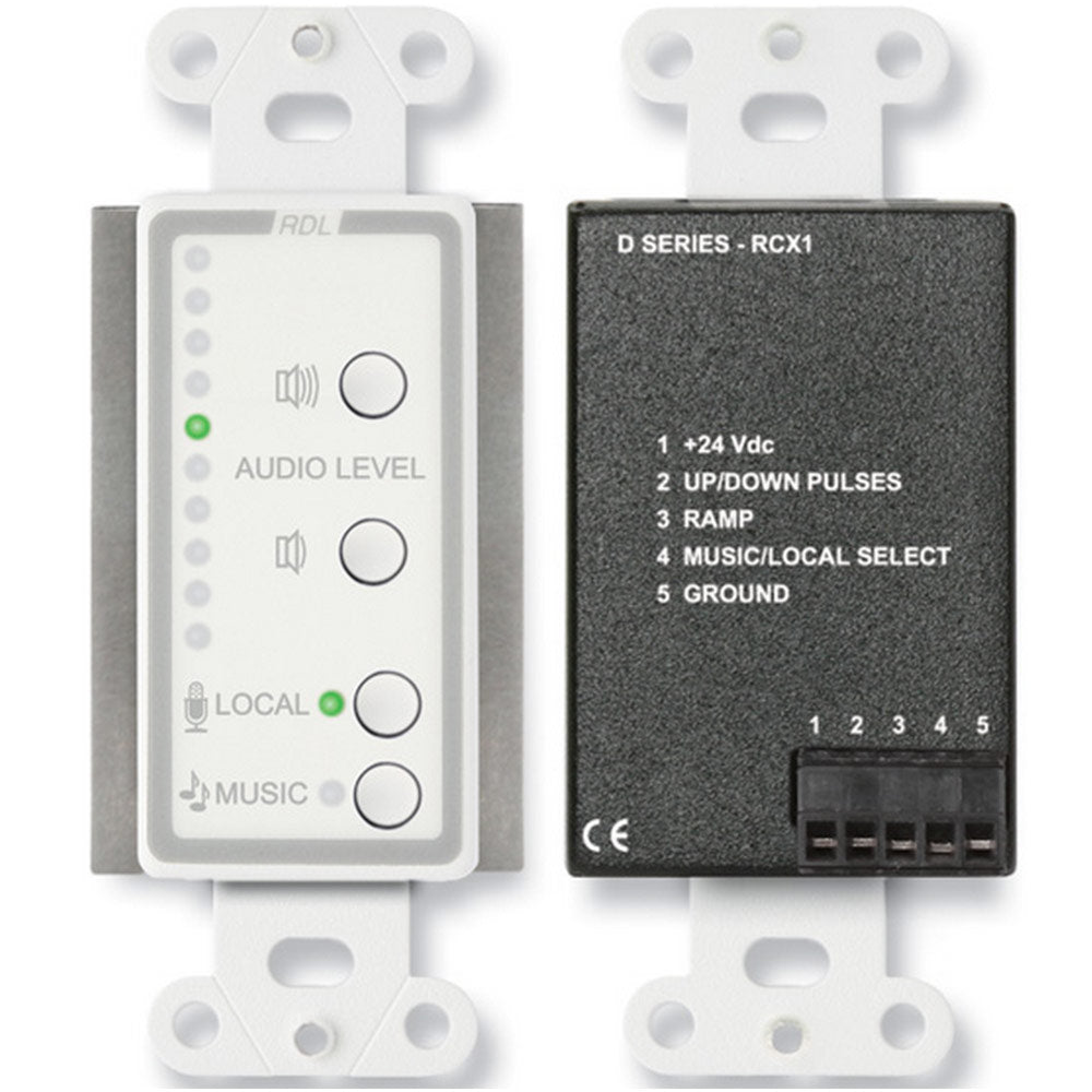 RDL D-RCX1 Room Control for RCX-5C Room Combiner (White)