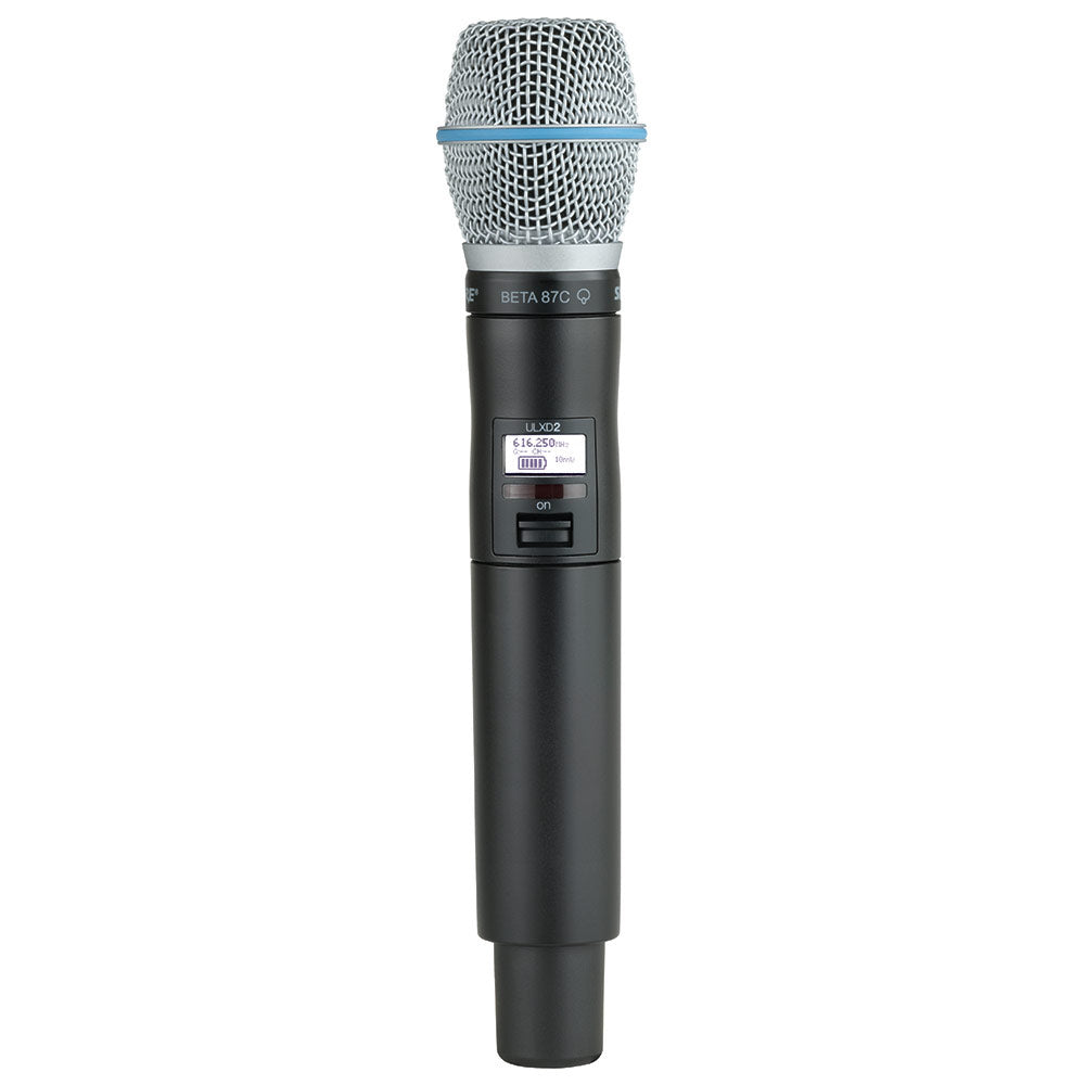 Shure ULXD2/B87C Wireless Handheld Transmitter (V50 Band - 174-216 MHz)