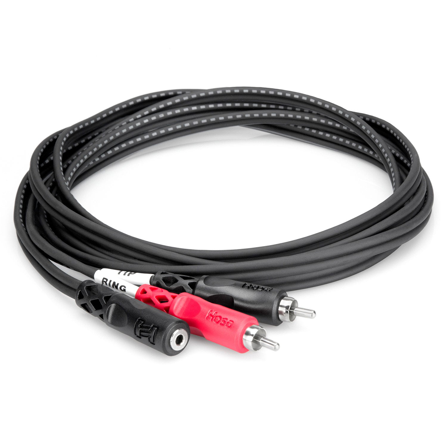 Hosa CFR-210 Stereo Breakout, 3.5 mm TRSF to Dual RCA, 10 feet