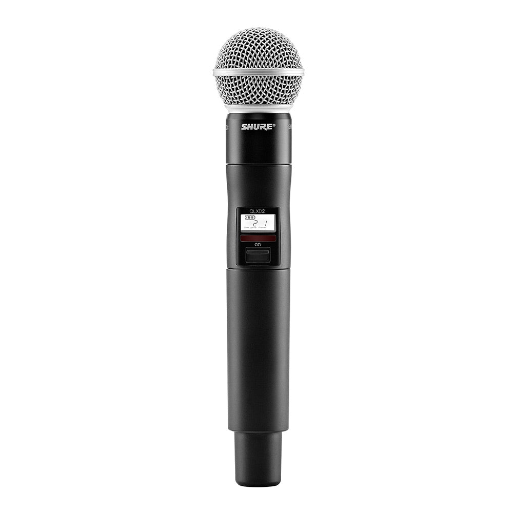 Shure QLXD2/SM58 Wireless Handheld Transmitter (J50A Band - 572-608 + 614-616MHz)
