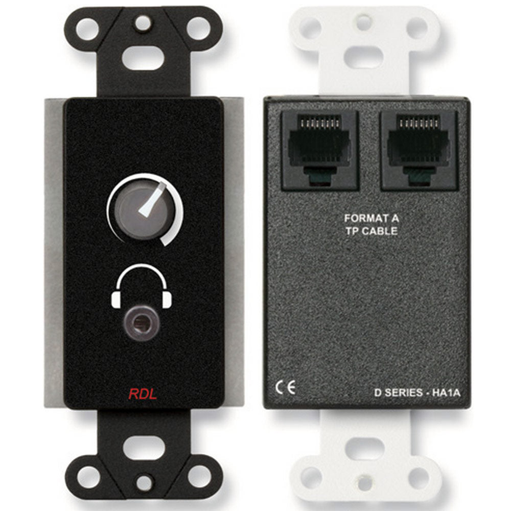 RDL DB-HA1A Decora Mount Format-A Stereo Headphone Amplifier