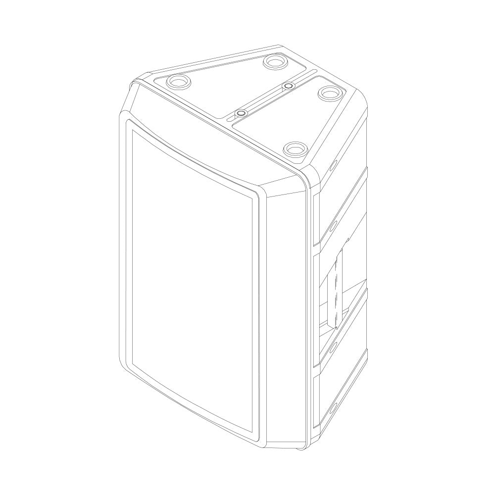 Electro-Voice SX300PI-W - Weather-Resistant 12-Inch 2-Way Passive Loudspeaker (White)