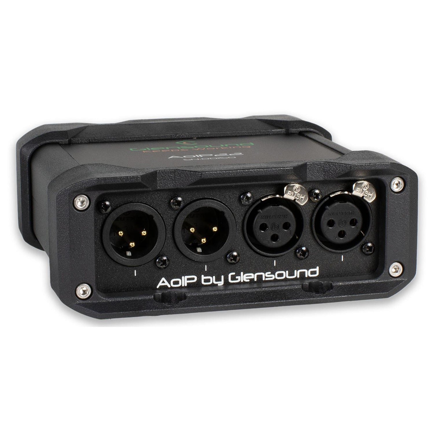 Glensound AoIP22M - Two Channel Dante Mic Amp With 2 Channel Return