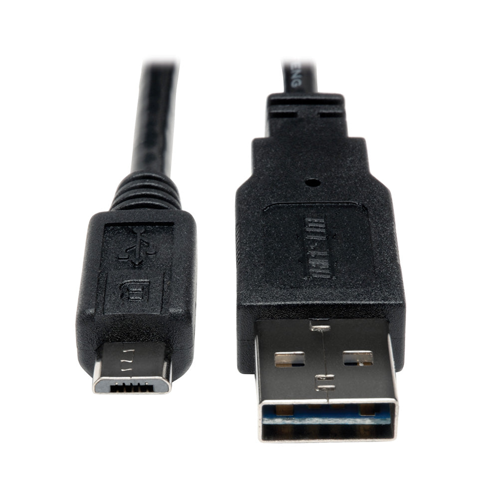 Tripp-Lite UR050-010 Universal Reversible USB 2.0 to Micro USB Cable (10 Foot)