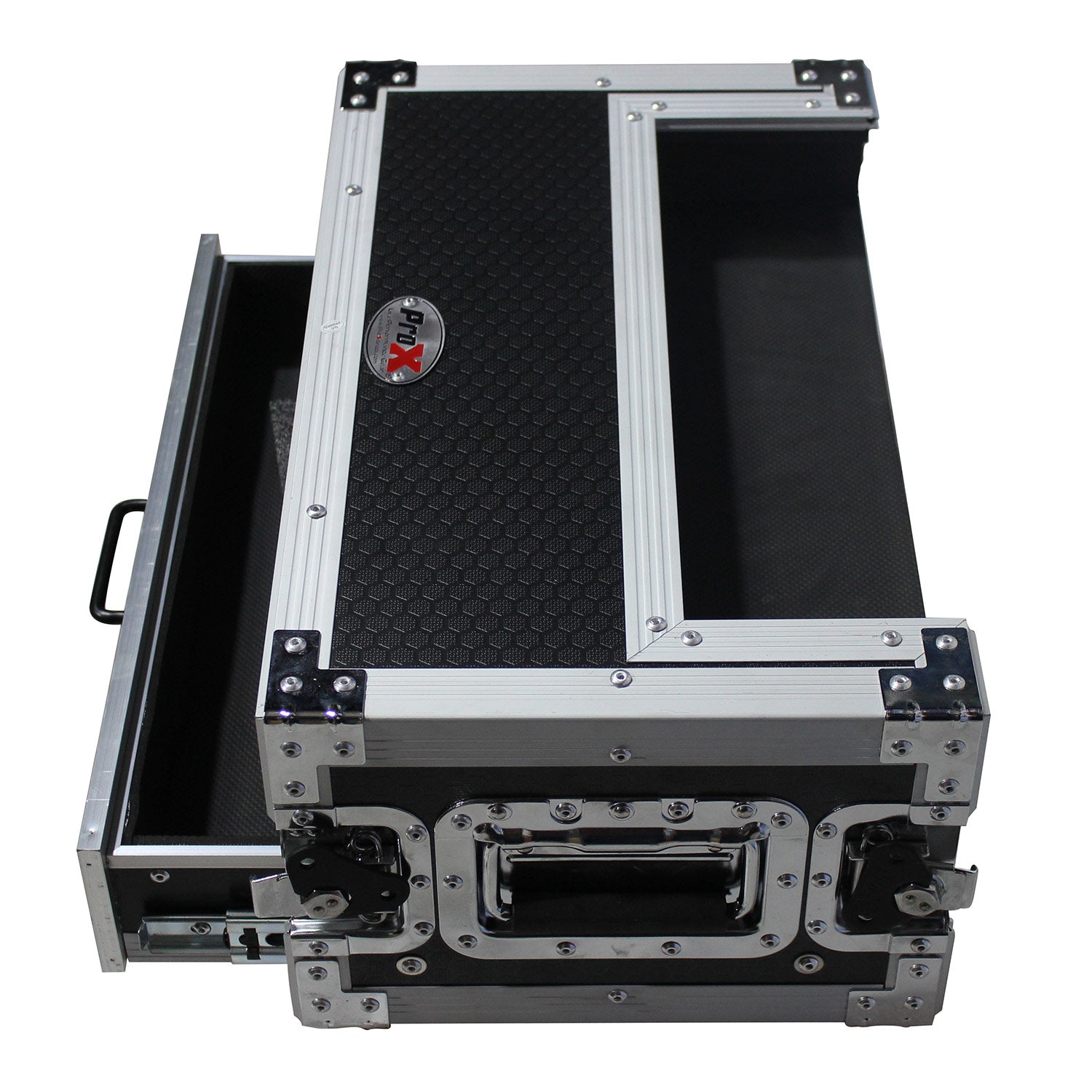 ProX XS-2WM2DR - 2X Wireless Microphone Case With 2U Rack Drawer