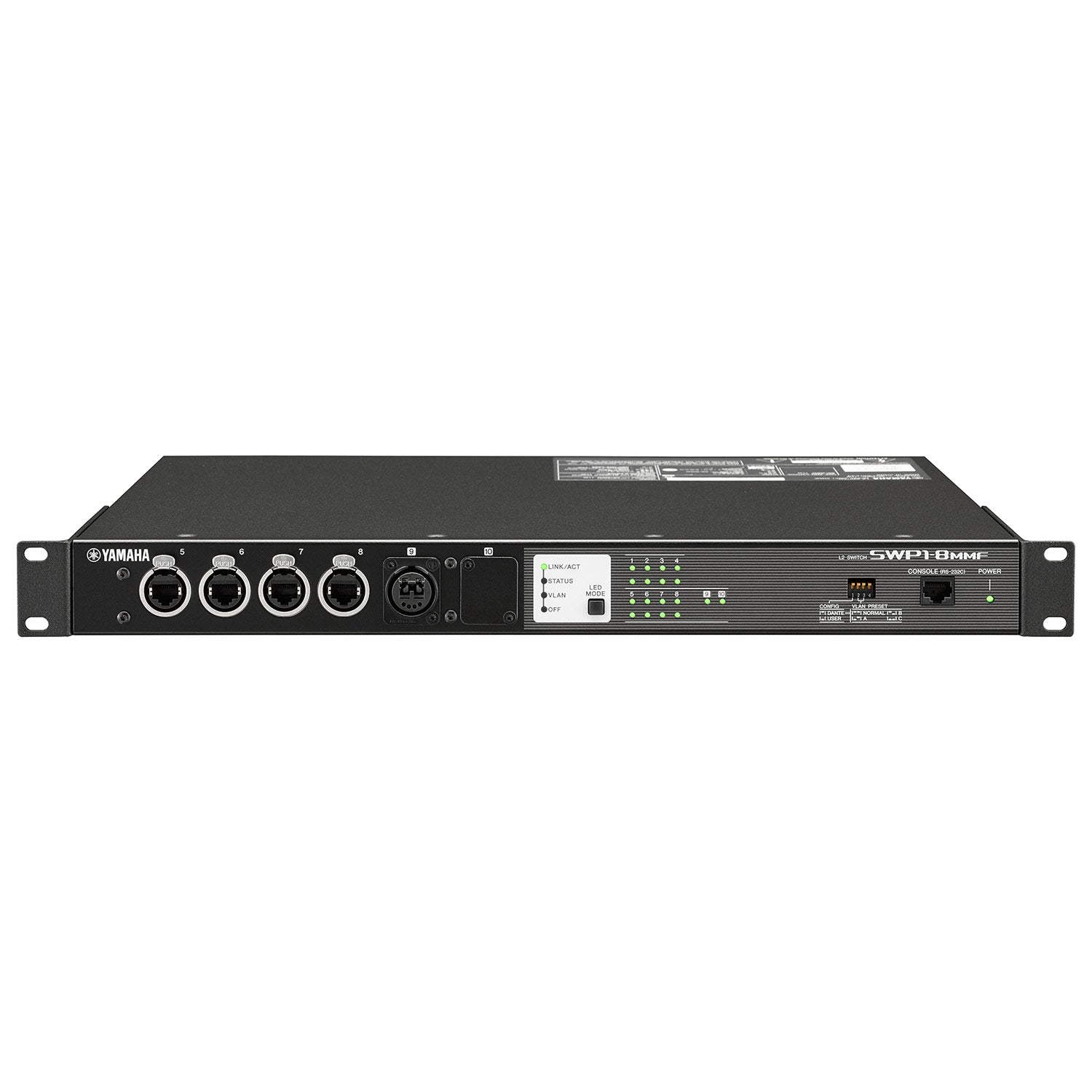 Yamaha SWP1-8MMF - L2 Audio Networking Switch