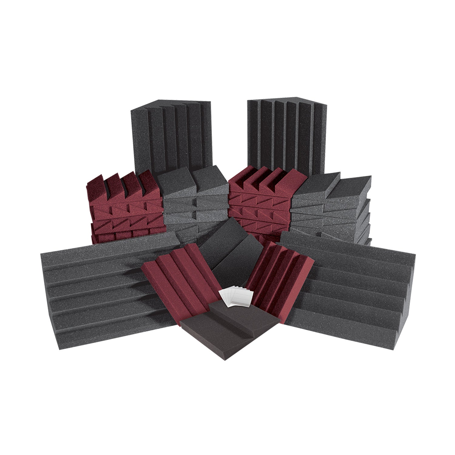 Auralex Designer Series Alpha DST Roominator Kit (Charcoal/Burgundy)