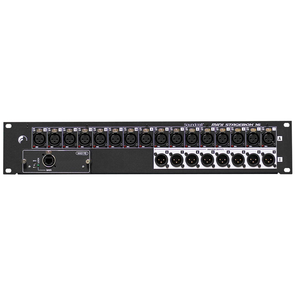 Soundcraft Mini Stagebox 16R - Stage Box for Soundcraft Digital Mixers