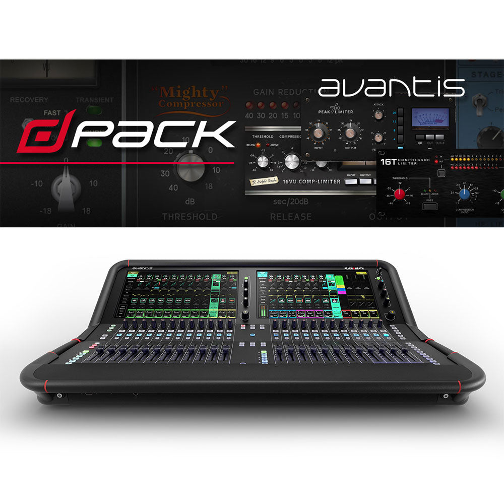 Allen and Heath Avantis - 64-Channel Digital Mixer with dPack Software Bundle