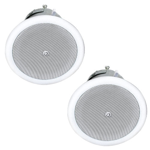 AtlasIED FAP42T-UL2043 - 4-Inch Coaxial Plenum Ceiling Loudspeaker (White)