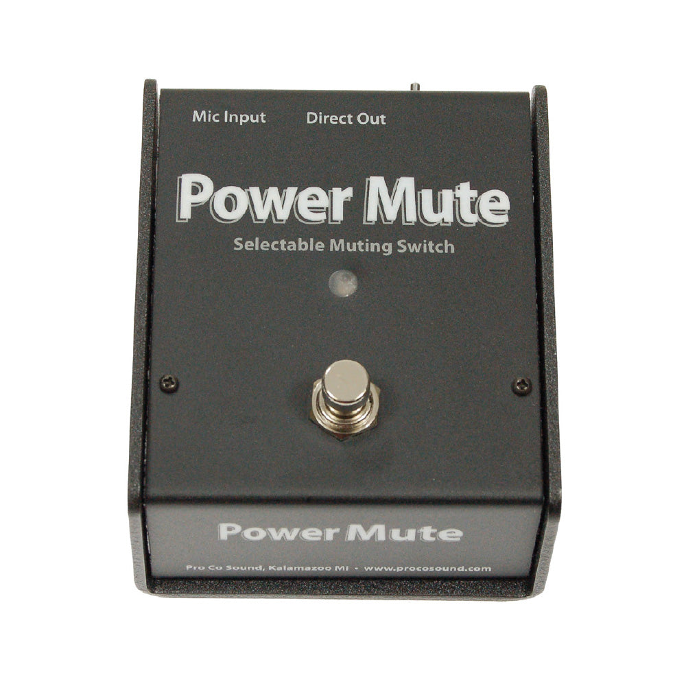 ProCo CDPM Power Mute Selectable Mic Muting Switch