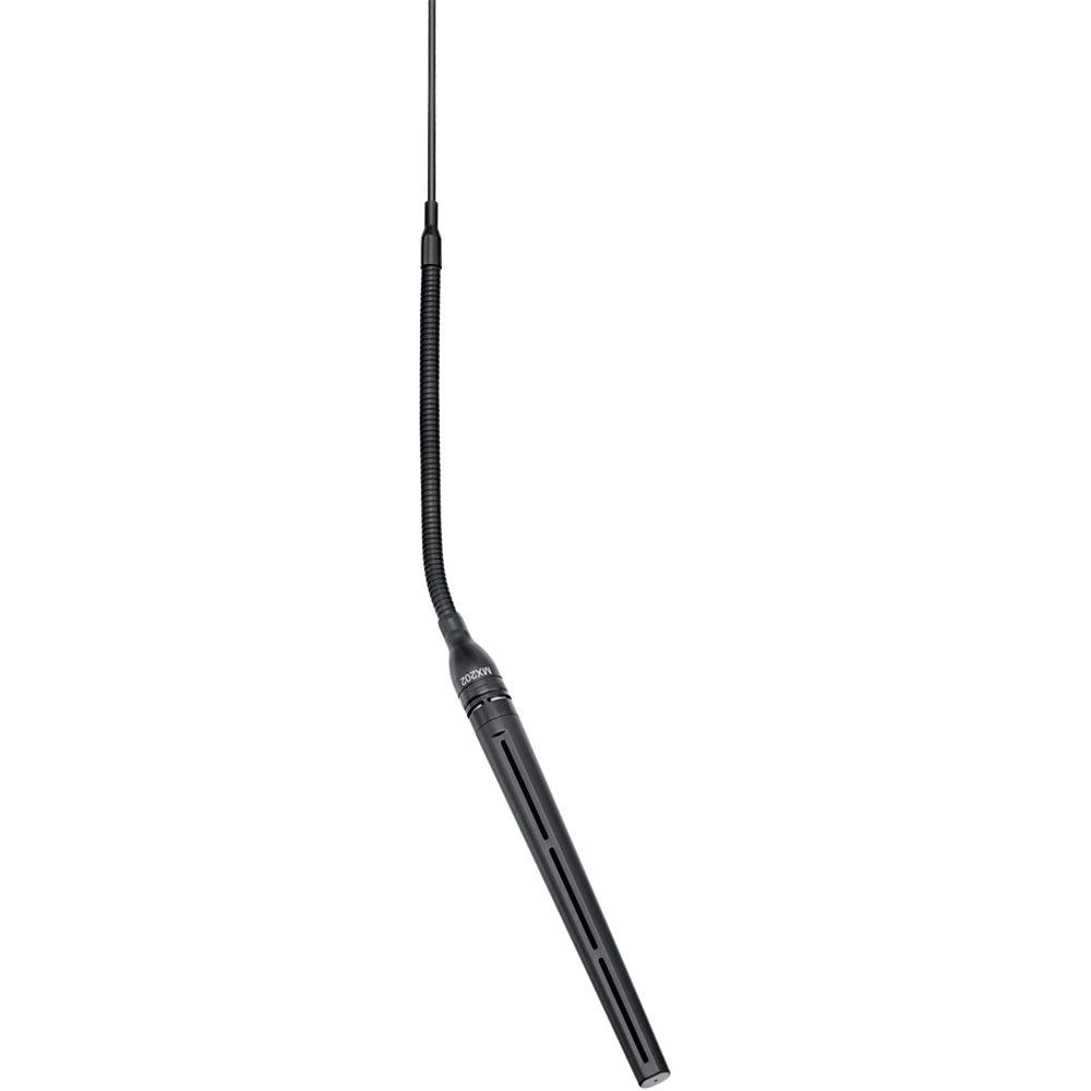 Shure MX202B/MS - Microflex Condenser Hanging Microphone (Black / MS Capsule)