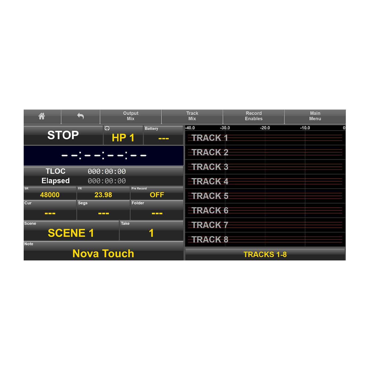 Zaxcom Nova Touch - Software Controller for Nova or Nova 2 (License with Cable Kit)