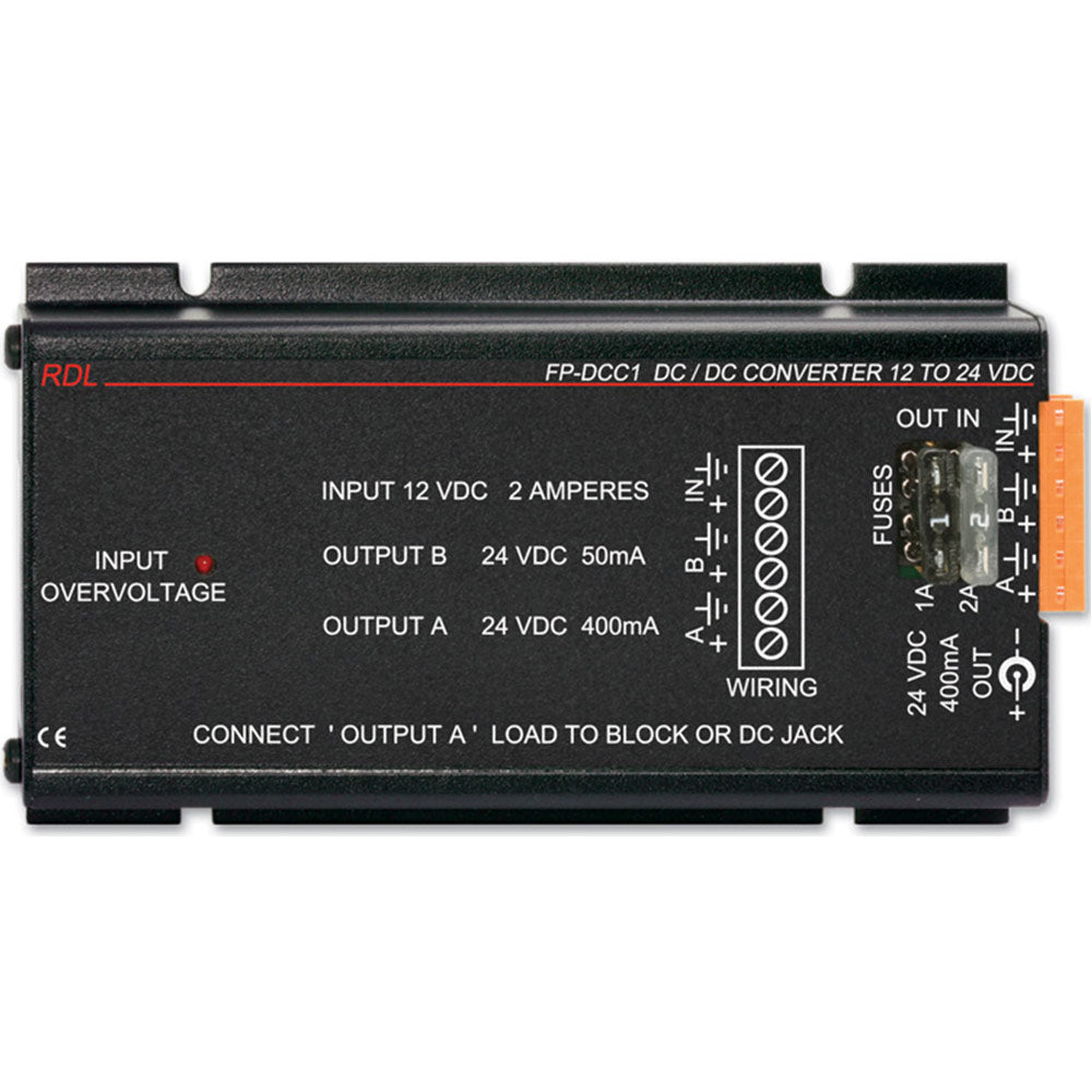 RDL FP-DCC1 12V to 24V DC Convertor