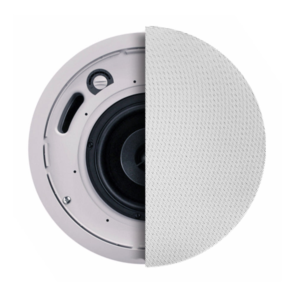 Soundtube IPD4-CM52-BGM-II-WH - Coaxial 5.25-Inch Dante-Enabled In-Ceiing Loudspeaker (White)