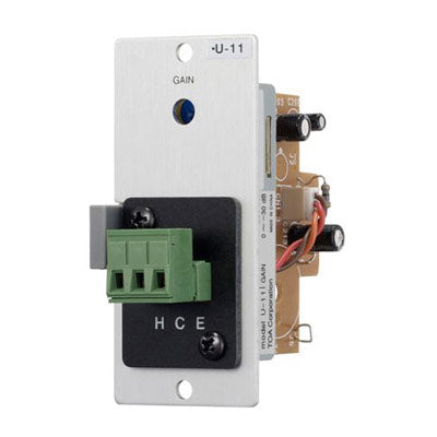 TOA U-11S T Line Input Module Unbalanced 220K Ohm Mute-Receive