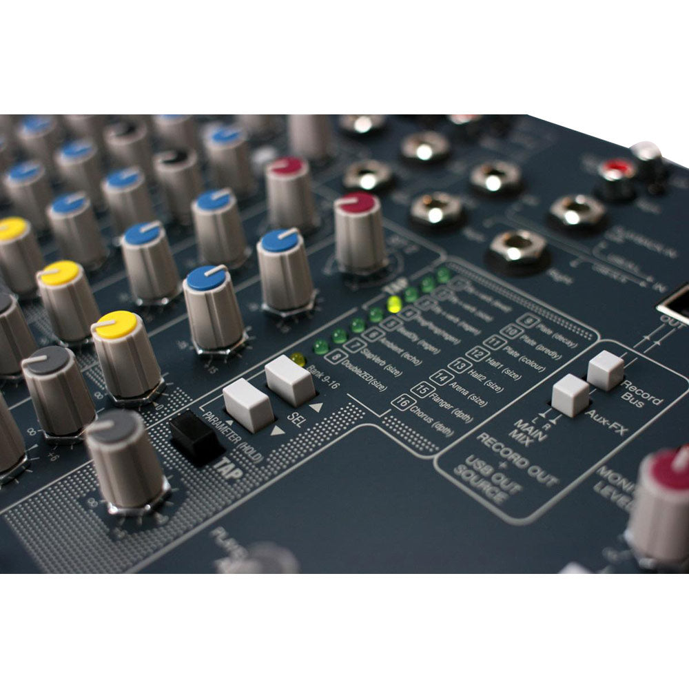 Allen and Heath ZED-60-10FX Compact Live/Recording Mixer (with USB and FX)