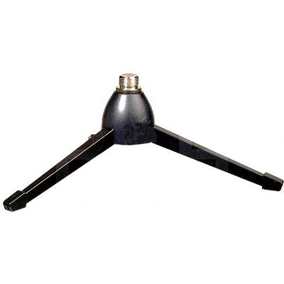 K + M 23105 Plastic Tabletop Tripod Microphone Stand - Black