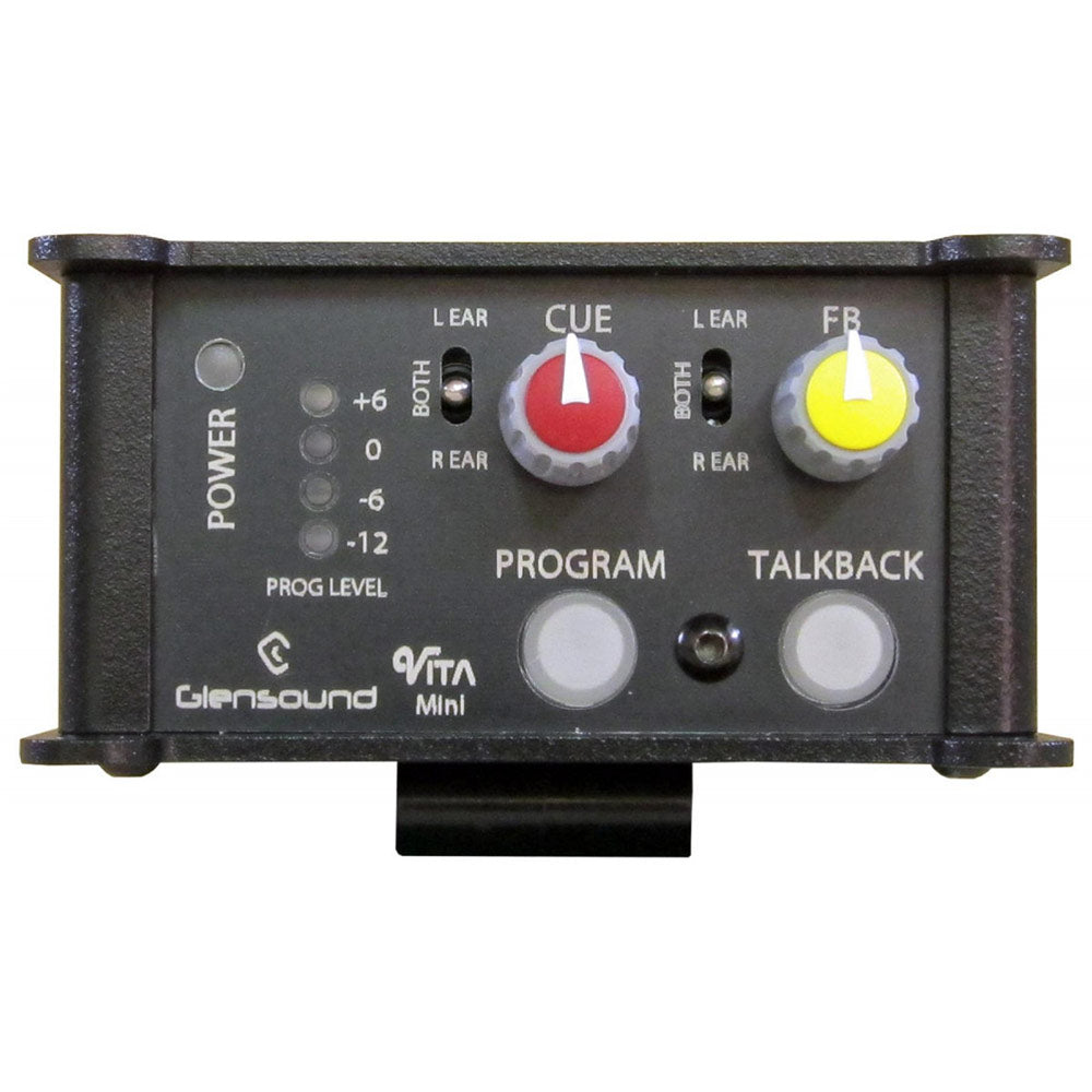 Glensound VITA MINI - Compact Dante¨ Beltpack Commentary Unit with Talkback