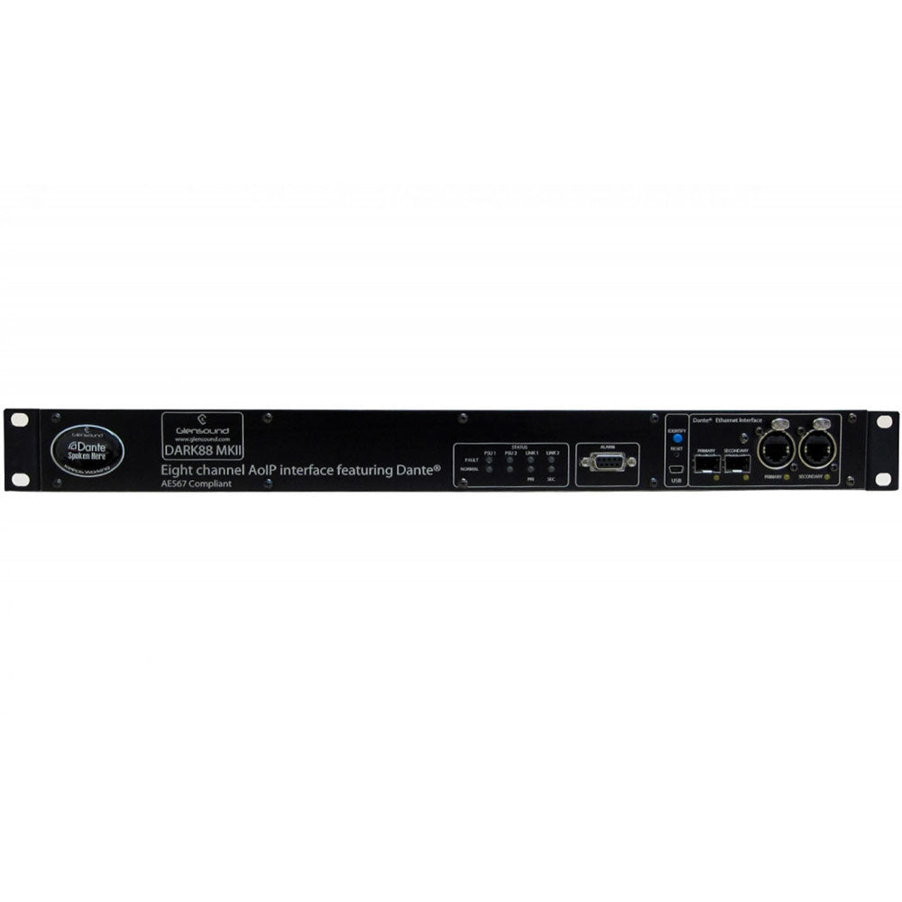 Glensound DARK88 MKII - Audio Network 8 Input, 8 Output Break Out Box