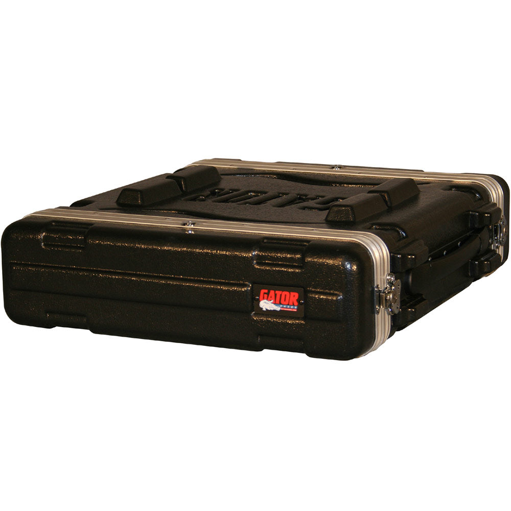 Gator GR-2L Locking ATA 2-Space Deluxe Polyethylene Rack with Front and Rear Rack Rails